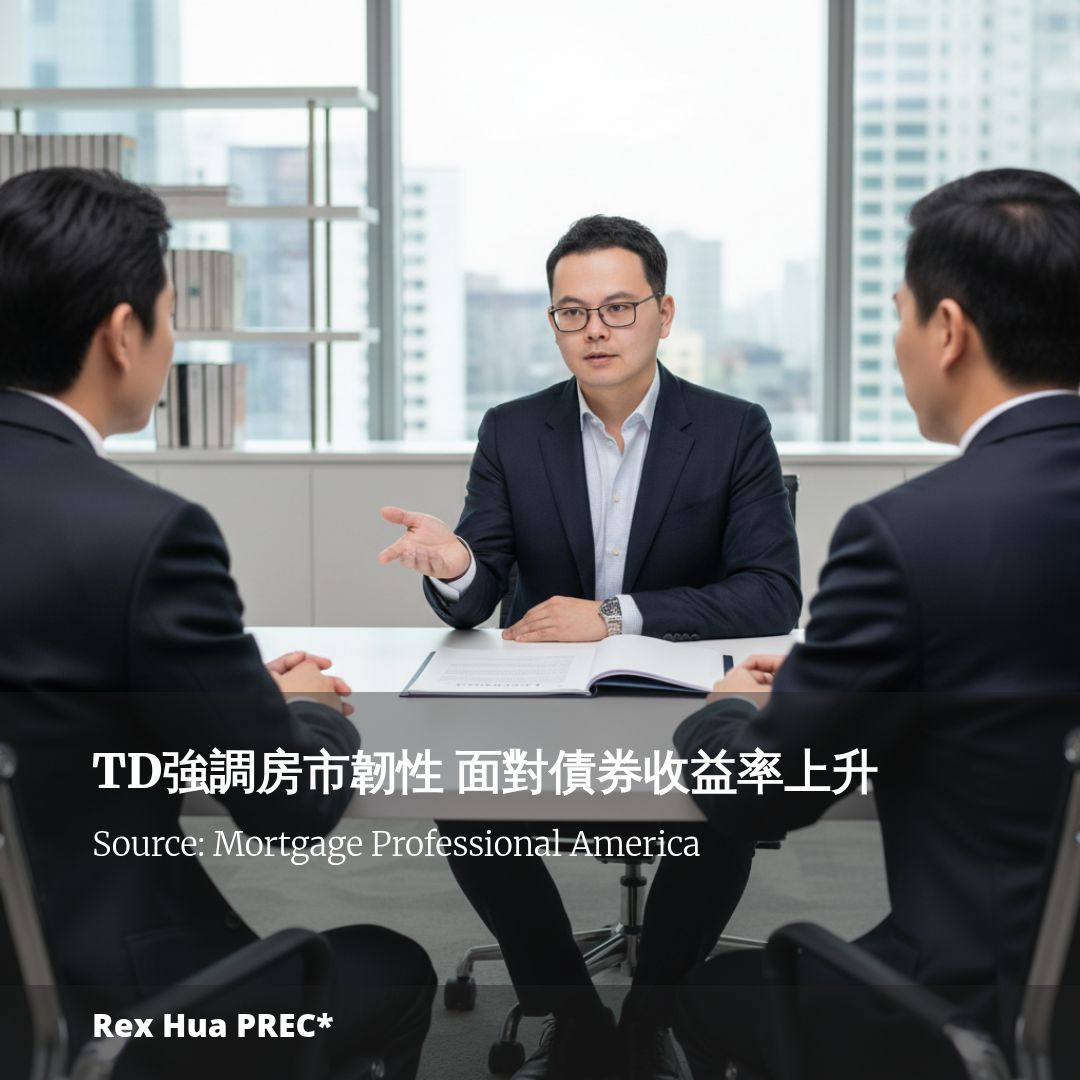 TD強調房市韌性 面對債券收益率上升